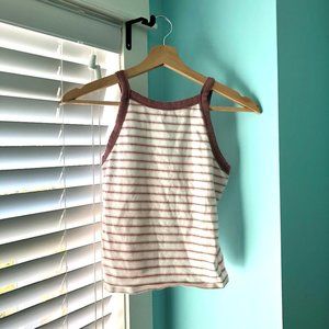 Garage High Neck Tank Top